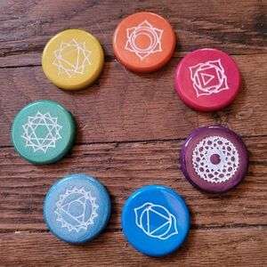 *SOLD* Handmade rainbow Chakra stones
